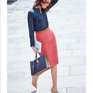 J. Crew pink skirt